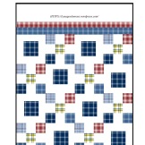 Mad About Plaid Quilt Layout.
